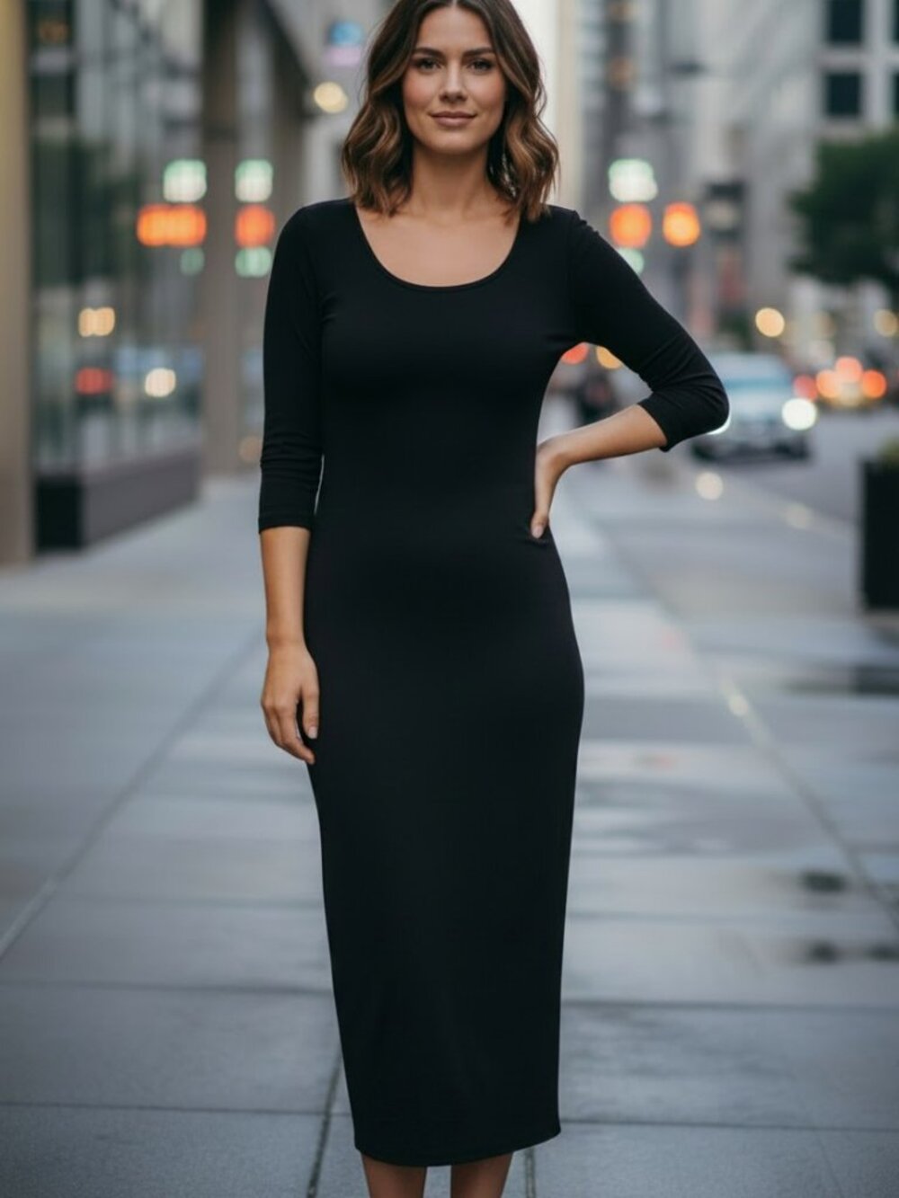 Chico's Travelers Classic Black Dress